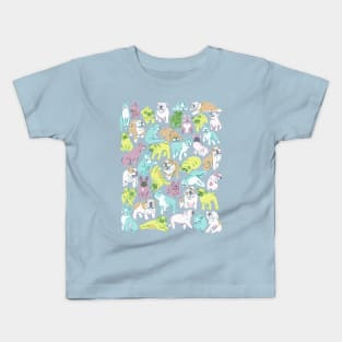 Bosties & Bullies & Pugs, Oh My! Kids T-Shirt